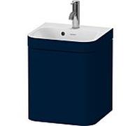 Duravit Duravit Meuble sous-lavabo Happy D.2 Plus 40x36 cm, 1 tiroir, à gauche, avec trou robinet, bleu mat Quantité:1
