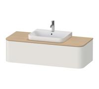 Duravit Happy D.2 Plus Meuble sous-lavabo sur console suspendu, 1300x550 mm, 1 tiroir, pour vasque à poser Position centrale, HP4942M3939