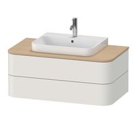 Duravit Happy D.2 Plus Meuble sous-vasque sur console suspendu, 1000x550 mm, 2 tiroirs, pour vasque à poser, HP497103939