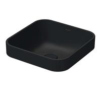 Duravit Happy D.2 Plus - Vasque à poser, 40x40 cm, sans trop-plein, anthracite mat 2359401300
