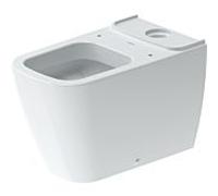 Duravit Happy D.2 support washdown WC 21340900001 sortie pour Vario ensemble de connexion, blanc, Wondergliss
