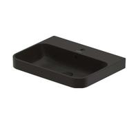 Duravit Lavabo Happy D.2 2360601300 à poser rectangulaire 60x46 cm anthracite mat 1 trou trop-plein
