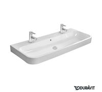 Duravit Happy D.2 meubles lavabo 2318120026 1200 mm, 2 trous de coulée, la terre, blanc
