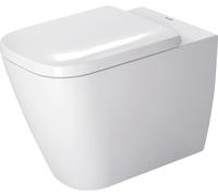 Duravit Happy D.2 WC sur pied dos au mur 57cm WC à évacuation verticale, sortie horizontale, 2159090000, Couleur: Blanc