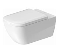 Duravit Happy D.2 lavage mural WC 2550092000 36,5x62cm, 4,5 l, sans rebord, blanc Hygiene Glaze