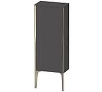Duravit haut moyen XViu XV1305LB149 40x24x89cm, champagne mat, porte à gauche, graphite mat
