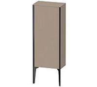 Duravit haut moyen XViu XV1305LB275 40x24x89cm, noir mat, porte à gauche, lin