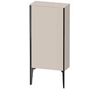 Duravit haut moyen XViu XV1306RB291 50x24x89cm, noir mat, porte à droite, taupe mat