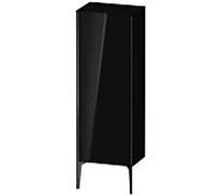 Duravit haut moyen XViu XV1326LB240 50x36x133cm, noir mat, porte à gauche, noir brillant