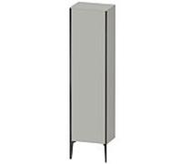Duravit haut XViu XV1336RB207 50x36x177cm, noir mat, porte à droite, gris béton mat
