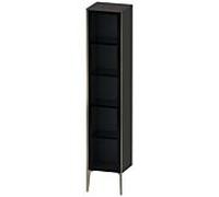Duravit haut XViu XV1375RB180 40x36x177cm, porte vitrée, champagne mat, porte à droite, graphite supermatt