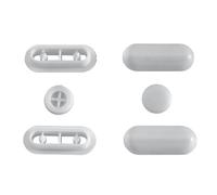 Duravit Jeu de tampons amortisseurs d’abattant WC avec/sans frein de chute, 1004210000,
