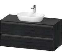 Duravit Ketho.2 bâti-support de lavabo sur console suspendu, 1200x568x550mm, 2 tiroirs, K24897016160000