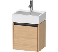 Duravit Ketho.2 bâti-support de lavabo suspendu, 1 porte, charnière à droite, 434x440x338mm, pour Vero Air 072445, K25070R30300000, Couleur: Décor chêne naturel