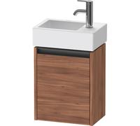 Duravit Ketho.2 bâti-support de lavabo suspendu, 1 porte, charnière à gauche, 364x440x238mm, pour Vero Air 072438, K25071L79790000, Couleur: Décor noyer naturel