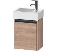 Duravit Ketho.2 bâti-support de lavabo suspendu, 1 porte, charnière à gauche, 364x440x238mm, pour Vero Air 072438, K25071L55550000, Couleur: Décor chêne marbré