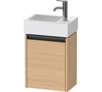 Duravit Ketho.2 bâti-support de lavabo suspendu, 1 porte, charnière à gauche, 364x440x238mm, pour Vero Air 072438, K25071L30300000, Couleur: Décor chêne naturel