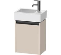 Duravit Ketho.2 bâti-support de lavabo suspendu, 1 porte, charnière à gauche, 364x440x238mm, pour Vero Air 072438, K25071L83830000, Couleur: Décor taupe super mat