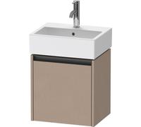 Duravit Ketho.2 bâti-support de lavabo suspendu, 1 porte, charnière à gauche, 434x440x338mm, pour Vero Air 072445, K25070L75750000, Couleur: Décor lin mat