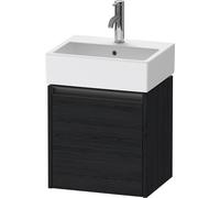 Duravit Ketho.2 bâti-support de lavabo suspendu, 1 porte, charnière à gauche, 434x440x338mm, pour Vero Air 072445, K25070L16160000, Couleur: Décor chêne noir mat