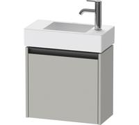 Duravit Ketho.2 bâti-support de lavabo suspendu, 1 porte, charnière à gauche, 484x440x238mm, pour Vero Air 072450, K25072L07070000, Couleur: DÃ©cor gris bÃ©ton mat