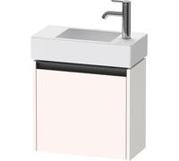 Duravit Ketho.2 bâti-support de lavabo suspendu, 1 porte, charnière à gauche, 484x440x238mm, pour Vero Air 072450, K25072L84840000, Couleur: Blanc super mat Décor