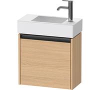 Duravit Ketho.2 bâti-support de lavabo suspendu, 1 porte, charnière à gauche, 484x440x238mm, pour Vero Air 072450, K25072L30300000, Couleur: Décor chêne naturel
