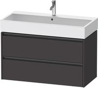 Duravit Ketho.2 bâti-support de lavabo suspendu, 2 tiroirs, 984x440x460mm, pour Vero Air 235010, K25278080800000