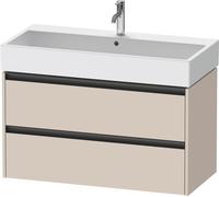 Duravit Ketho.2 bâti-support de lavabo suspendu, 2 tiroirs, 984x440x460mm, pour Vero Air 235010, K25278083830000