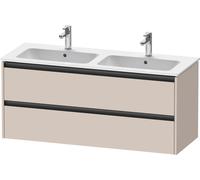 Duravit Ketho.2 bâti-support lavabo suspendu, 2 tiroirs, 1280x550x480mm, pour ME by Starck 233613, K25266091910000