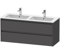 Duravit Ketho.2 bâti-support lavabo suspendu, 2 tiroirs, 1280x550x480mm, pour ME by Starck 233613, K25266049490000