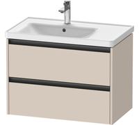 Duravit Ketho.2 bâti-support lavabo suspendu, 2 tiroirs, 784x549x455mm, pour vasque D-Neo à gauche 236980, K25285083830000
