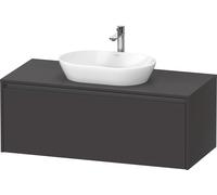 Duravit Ketho.2 bâti-support pour lavabo en console, 1200x459x550mm, 1 tiroir, K24887080800000, Couleur: Décor graphite super mat