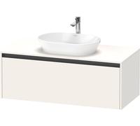 Duravit Ketho.2 bâti-support pour lavabo en console, 1200x459x550mm, 1 tiroir, K24887084840000, Couleur: Blanc super mat Décor