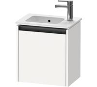 Duravit Ketho.2 bâti-support pour lavabo suspendu, 1 porte, charnière à gauche, 410x440x292mm, K25060L18180000, Couleur: Décor blanc mat