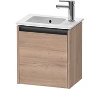 Duravit Ketho.2 bâti-support pour lavabo suspendu, 1 porte, charnière à gauche, 410x440x292mm, K25060L55550000, Couleur: Décor chêne marbré