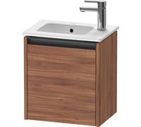 Duravit Ketho.2 bâti-support pour lavabo suspendu, 1 porte, charnière à gauche, 410x440x292mm, K25060L79790000, Couleur: Décor noyer naturel