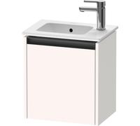 Duravit Ketho.2 bâti-support pour lavabo suspendu, 1 porte, charnière à gauche, 410x440x292mm, K25060L84840000, Couleur: Blanc super mat Décor