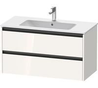 Duravit Ketho.2 bâti-support pour lavabo suspendu, 2 tiroirs, 1010x550x480mm, pour ME by Starck 233610, K25264022220000