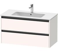 Duravit Ketho.2 bâti-support pour lavabo suspendu, 2 tiroirs, 1010x550x480mm, pour ME by Starck 233610, K25264084840000