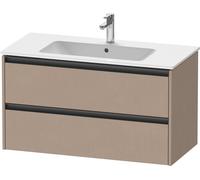 Duravit Ketho.2 bâti-support pour lavabo suspendu, 2 tiroirs, 1010x550x480mm, pour ME by Starck 233610, K25264075750000