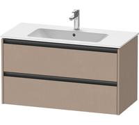 Duravit Ketho.2 bâti-support pour lavabo suspendu, 2 tiroirs, 1010x550x480mm, pour ME by Starck 233610, K25264075750000