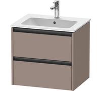 Duravit Ketho.2 bâti-support pour lavabo suspendu, 2 tiroirs, 610x550x480mm, pour ME by Starck 233663, K25262043430000