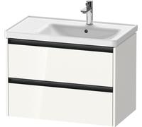 Duravit Ketho.2 bâti-support pour lavabo suspendu, 2 tiroirs, 784x549x455mm, pour vasque D-Neo à droite 237080, K25286022220000