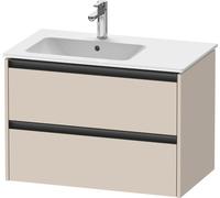 Duravit Ketho.2 bâti-support pour lavabo suspendu, 2 tiroirs, 810x549x480mm, pour ME by Starck position du lavabo à gauche 234583, K25267083830000