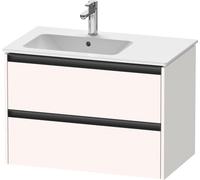 Duravit Ketho.2 bâti-support pour lavabo suspendu, 2 tiroirs, 810x549x480mm, pour ME by Starck position du lavabo à gauche 234583, K25267084840000