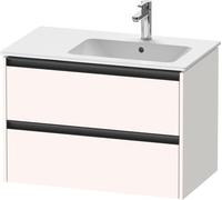 Duravit Ketho.2 bâti-support pour lavabo suspendu, 2 tiroirs, 810x549x480mm, pour ME by Starck position du lavabo à droite 234683, K25268084840000