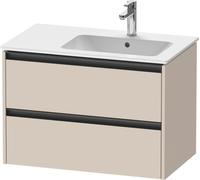 Duravit Ketho.2 bâti-support pour lavabo suspendu, 2 tiroirs, 810x549x480mm, pour ME by Starck position du lavabo à droite 234683, K25268083830000