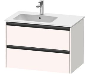 Duravit Ketho.2 bâti-support pour lavabo suspendu, 2 tiroirs, 810x549x480mm, pour ME by Starck position du lavabo à gauche 234583, K25267084840000, Couleur: Blanc super mat Décor