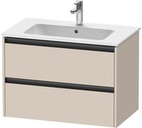 Duravit Ketho.2 bâti-support pour lavabo suspendu, 2 tiroirs, 810x550x480mm, pour ME by Starck 233683, K25263083830000